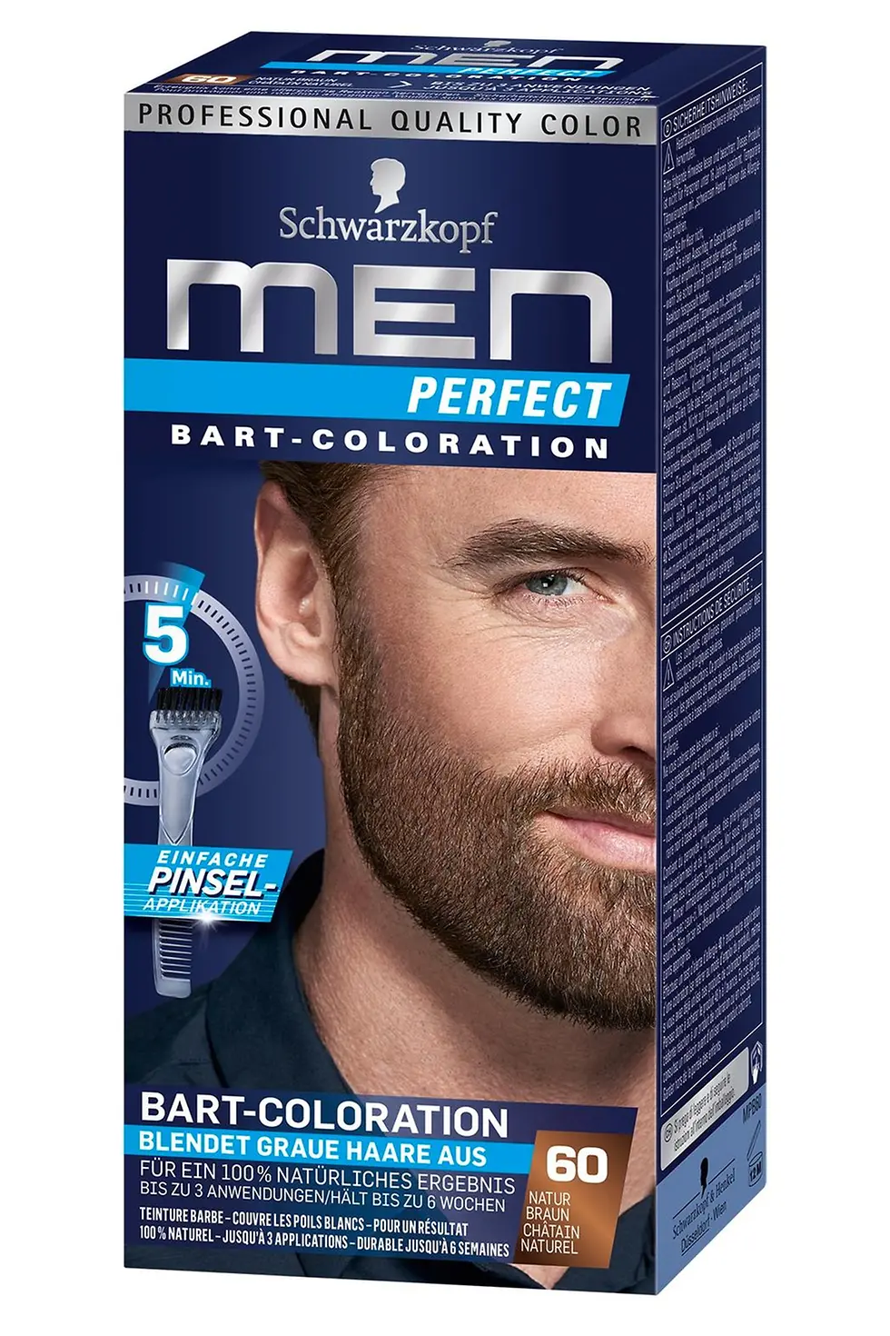 Schwarzkopf Men Perfect Bart-Coloration Natur Braun 