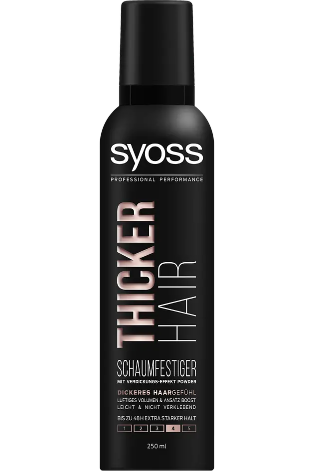 Syoss Thicker Hair Schaumfestiger mit Verdickungs-Effekt Powder