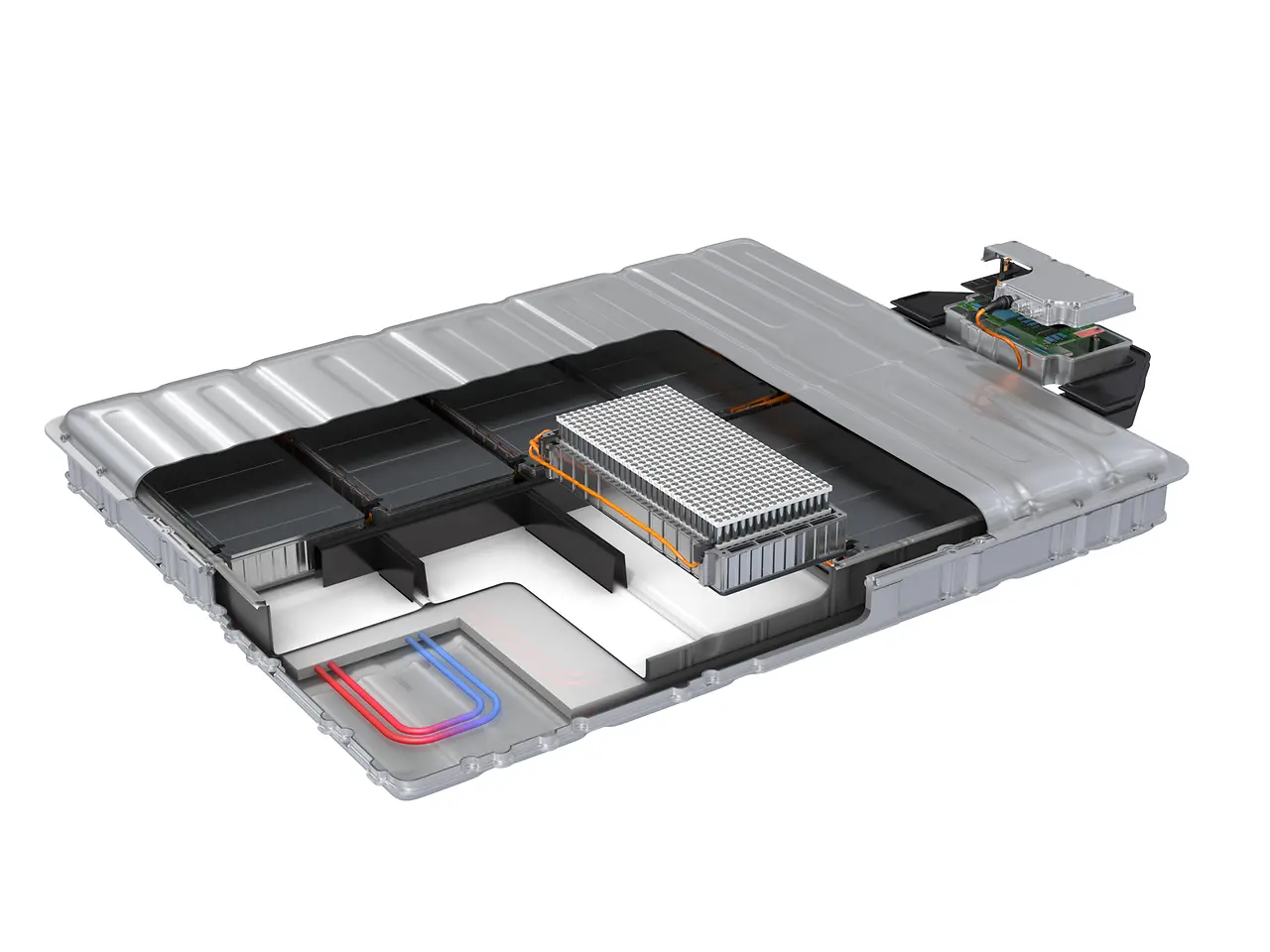 EV-Batteriesysteme mit zylindrischen Zellen erfordern Lösungen, die eine automatisierte Massenmontage ermöglichen - der Schwerpunkt der Partnerschaft von Covestro und Henkel. 