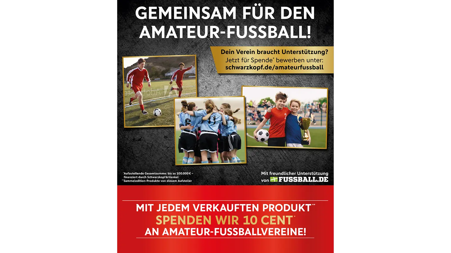 Schwarzkopf & Henkel möchte die Amateur-Fußballvereine aktiv unterstützen und bringt ab Mai 2020 die Fußball-Sammeledition der Marken Schauma, Taft und Fa auf den Markt