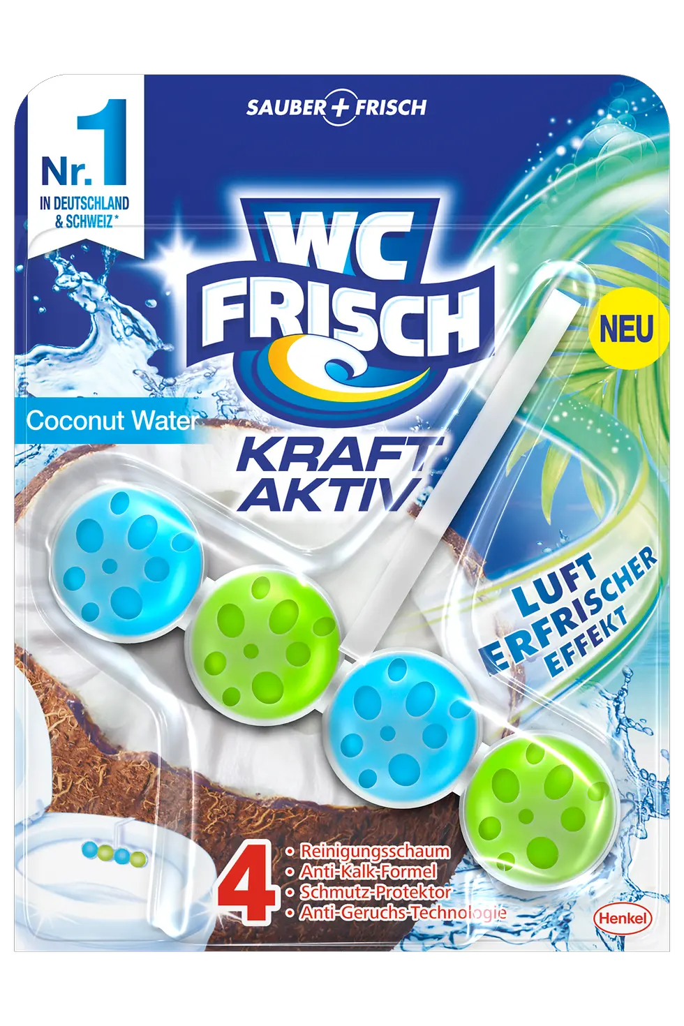 Das neue WC Frisch Kraft Aktiv Coconut Water.