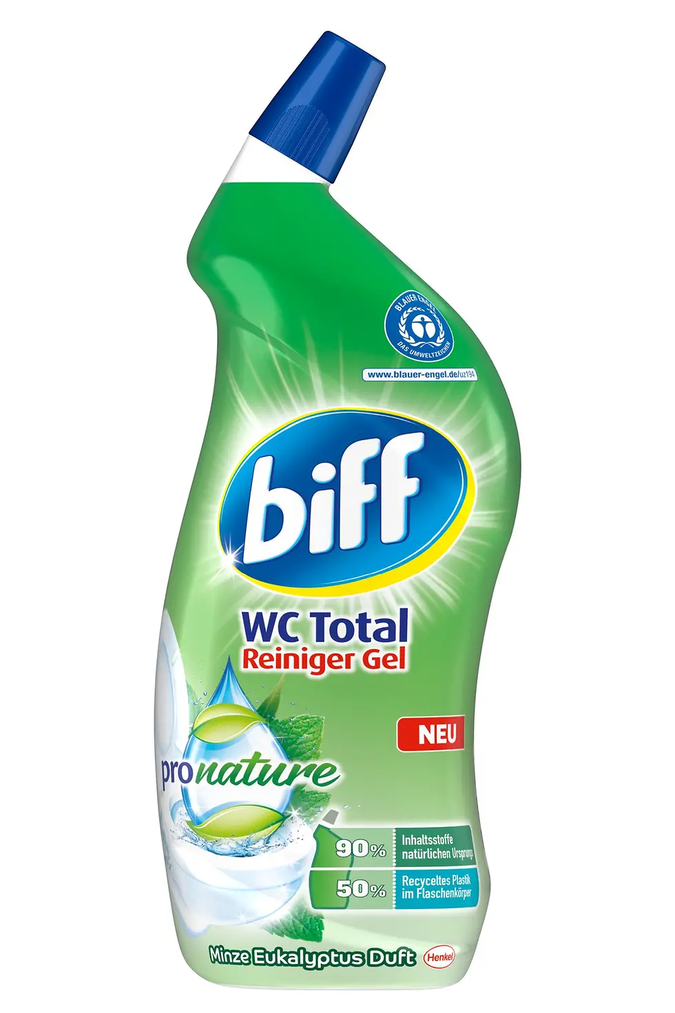 
Der neue biff WC Total Reiniger Gel Pro Nature