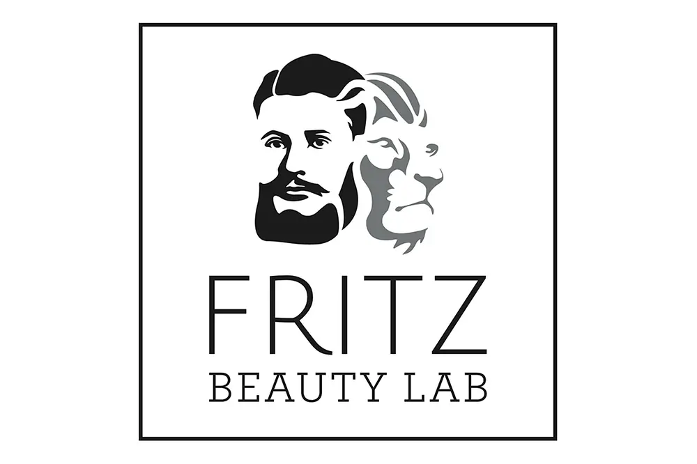 Ein Logo, das Fritz Henkel und einen Löwen zeigt