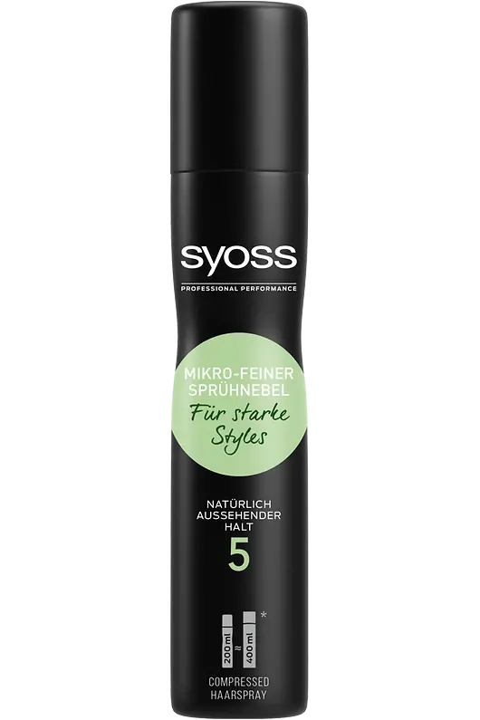 Syoss Compressed Micro Spray für starke Styles