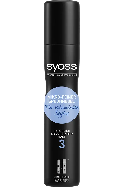 Syoss Compressed Micro Spray für voluminöse Styles