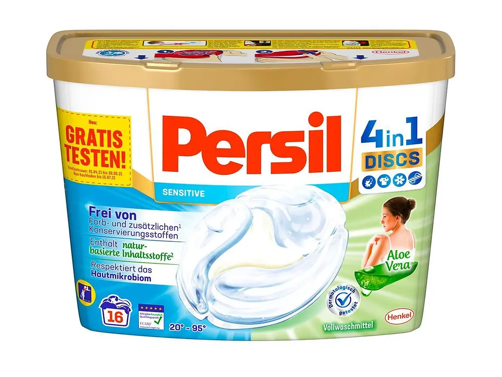 Die neuen Persil Sensitive Disc