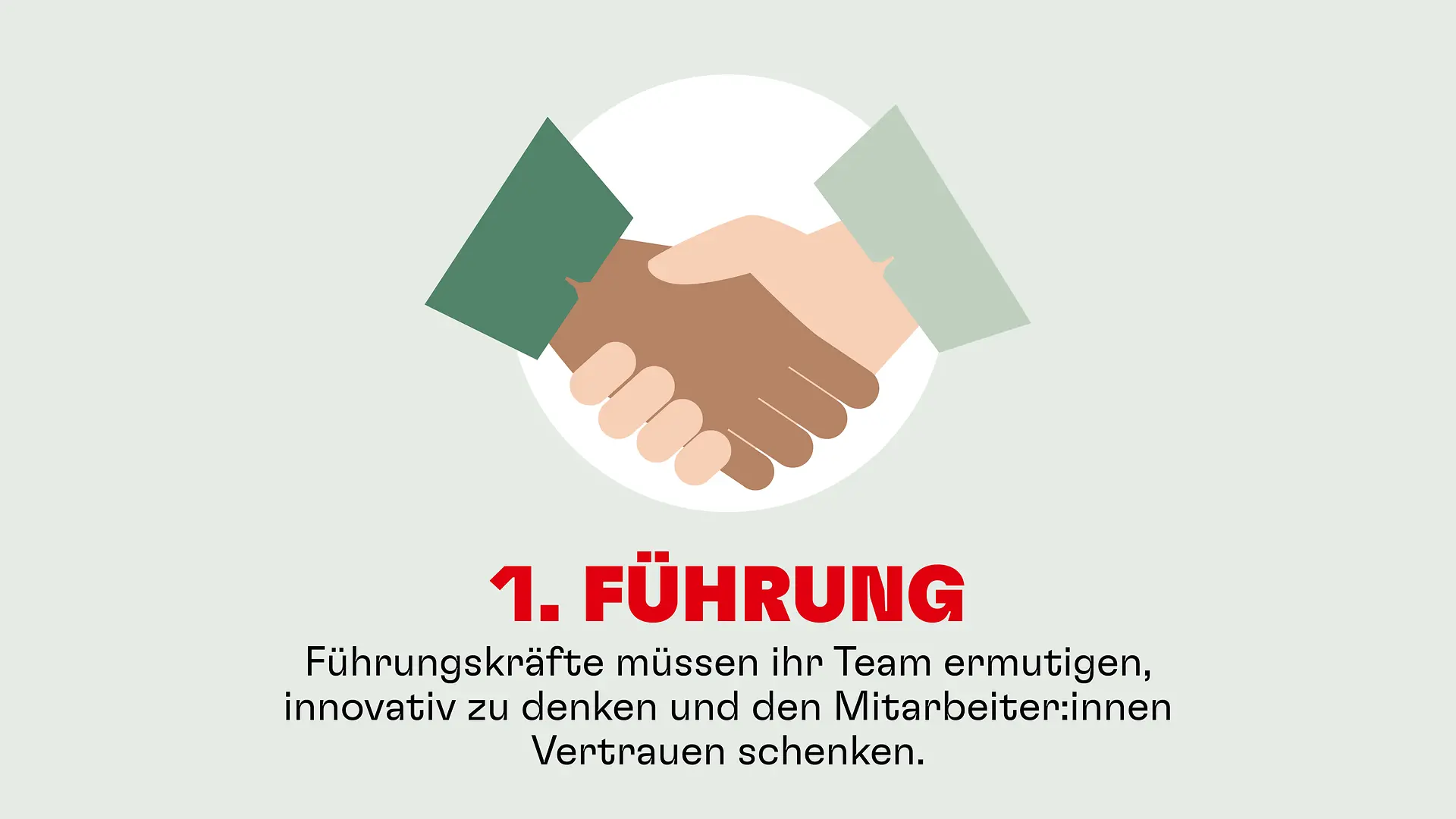 Führung: Führungskräfte müssen ihr Team ermutigen, innovativ zu denken und den Mitarbeiter:innen Vertrauen schenken.