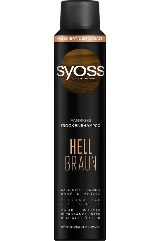 syoss FARBIGES TROCKENSHAMPOO für hellbraunes Haar