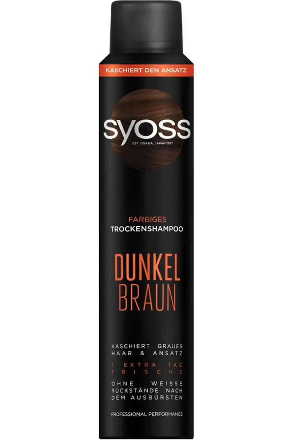 
syoss FARBIGES TROCKENSHAMPOO für dunkelbraunes Haar