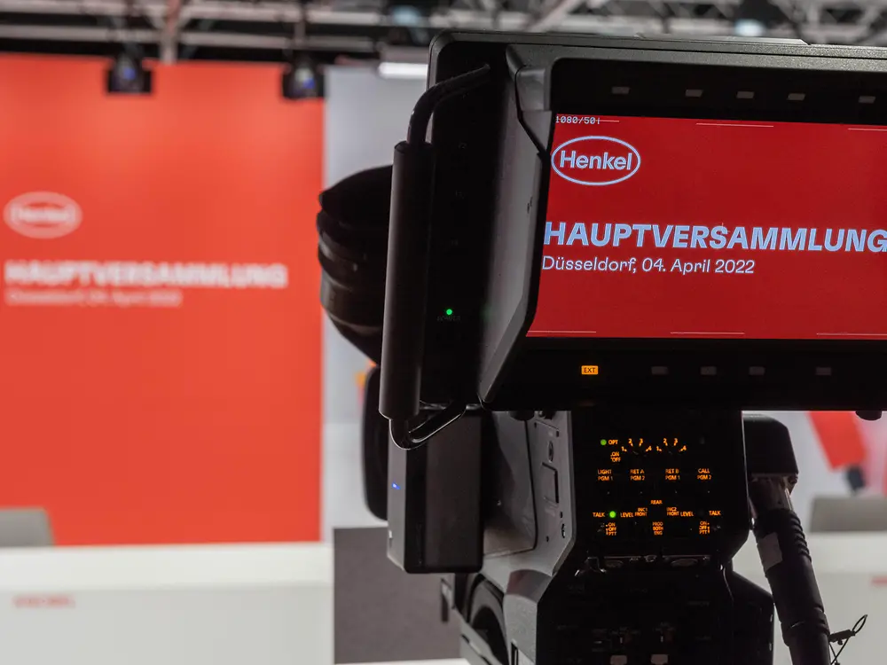 
Virtuelle Hauptversammlung 2022 von Henkel