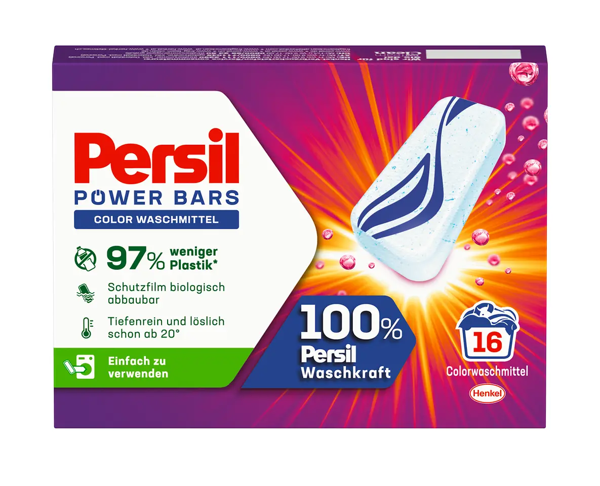 Die neuen Persil Power Bars Color