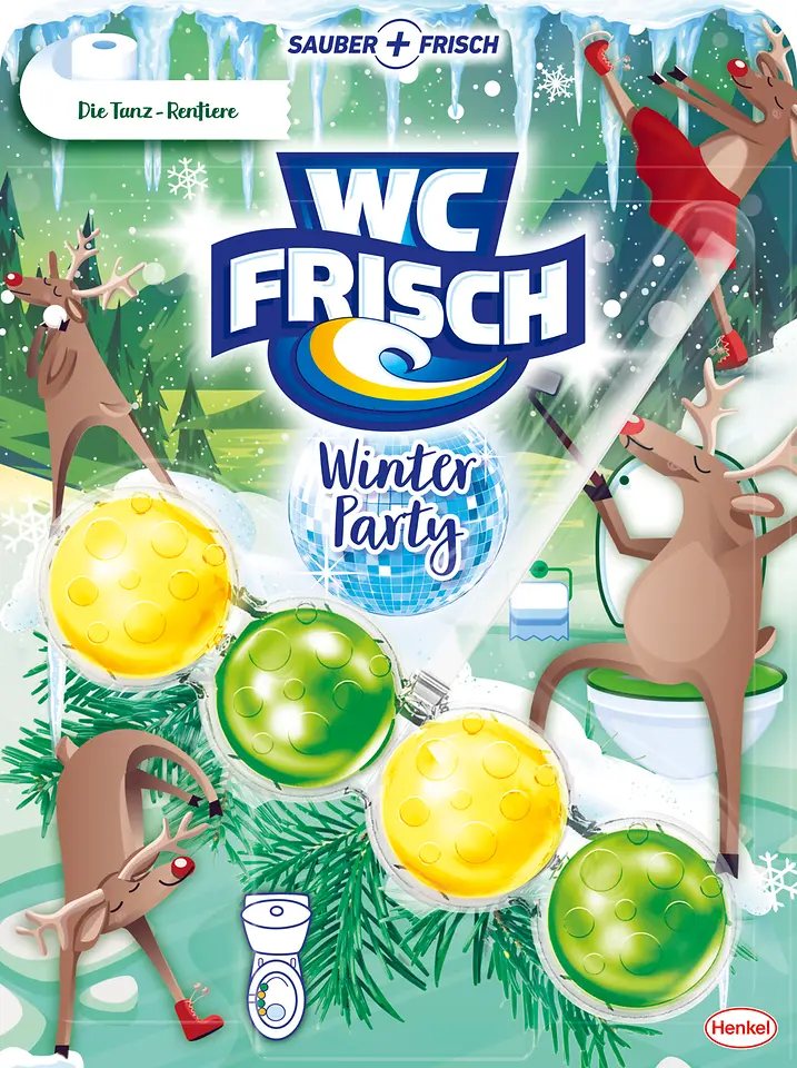 WC FRISCH Limited Edition Winter Party: „Die Tanz-Rentiere“ 