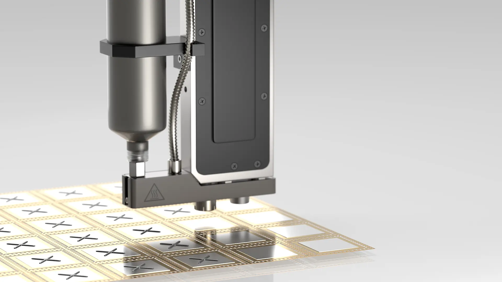 
Loctite Ablestik 6395T ist mit einer der höchsten verfügbaren Wärmeleitfähigkeiten von 30 W/m-K ideal für die Integration von rückseitig metallisierten oder blanken Siliziumchips (Si).