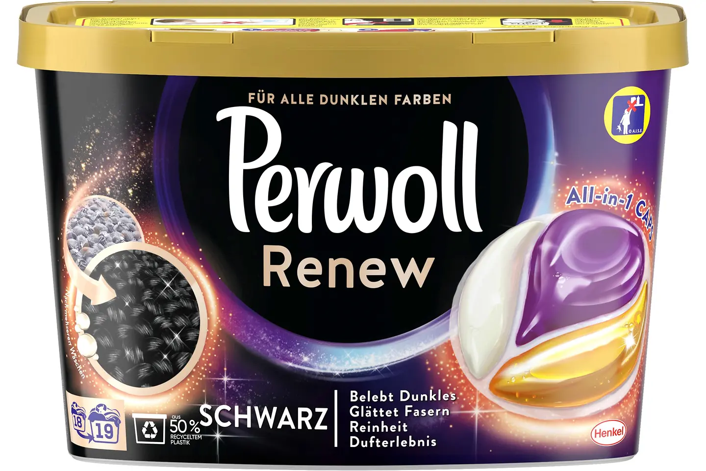 Perwoll Renew Caps Schwarz