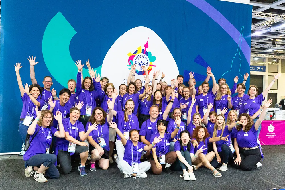 60 Henkel Mitarbeiter:innen unterstützten bei den Special Olympics Worldgames in Berlin. 