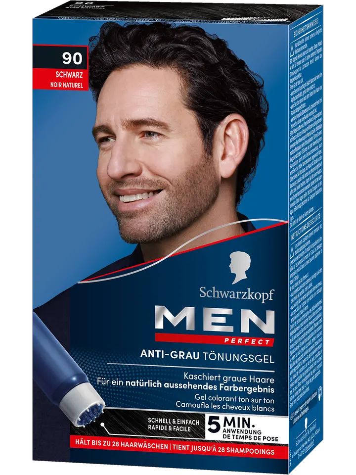 
MEN Perfect Anti-Grau Tönungs-Gel 90 Schwarz