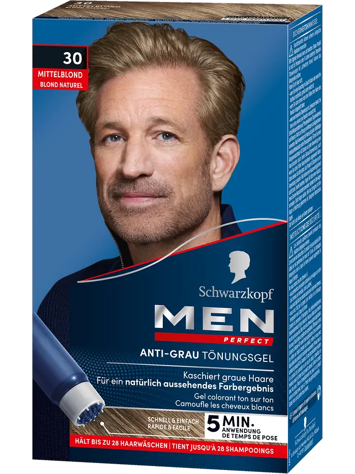 
MEN Perfect Anti-Grau Tönungs-Gel 30 Mittelblond