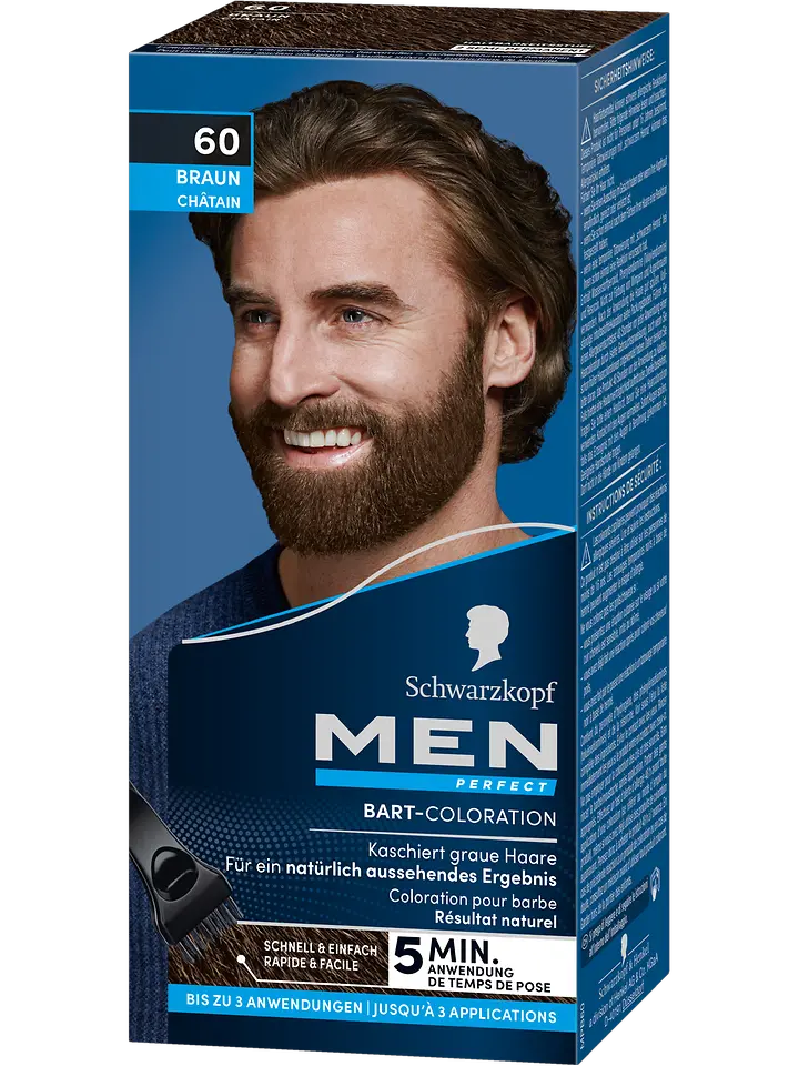 
MEN Perfect Bart-Coloration 60 Braun