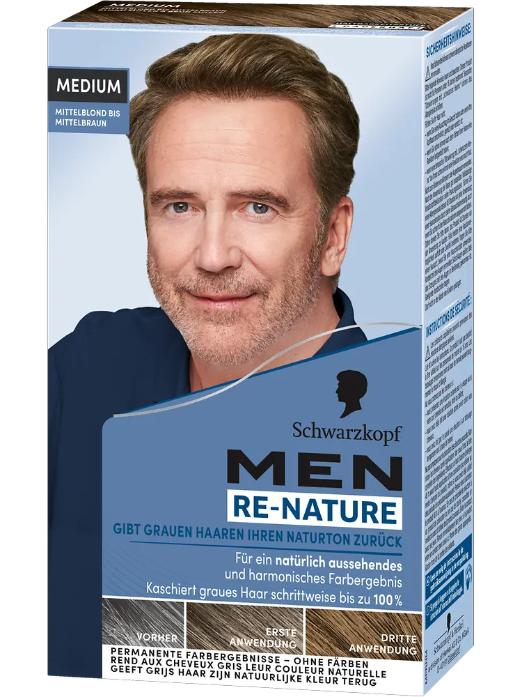 
MEN Re-Nature Naturton Medium Mittelblond-Mittelbraun