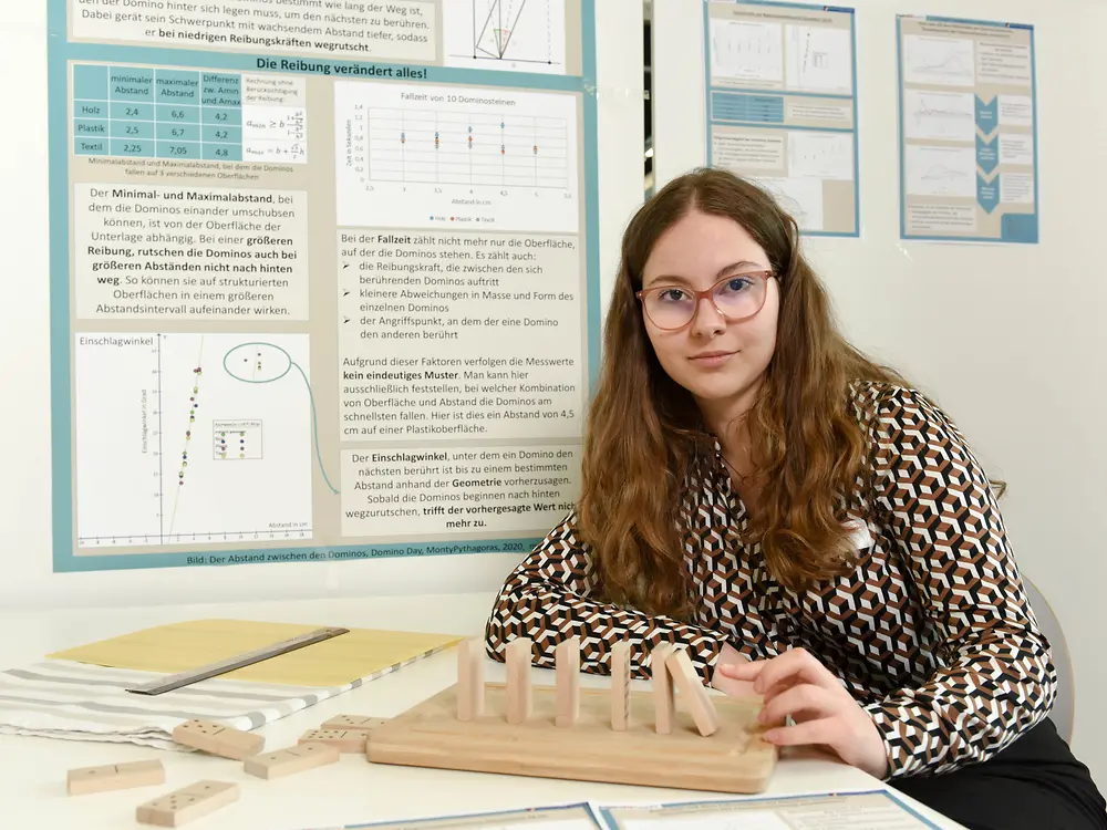 
Dominos – Theorie vs. Praxis, Stella Isabel Sipeki vom Thomas Mann Gymnasium Deutsche Schule in Budapest (Ungarn)