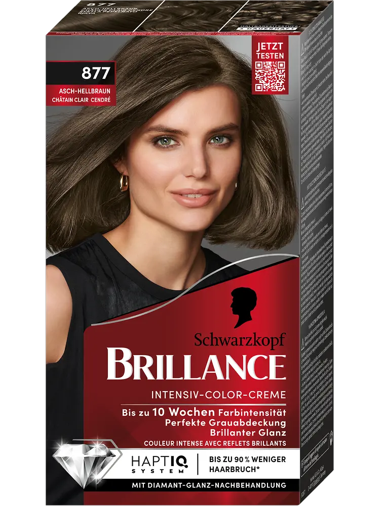 
Brillance Intensiv-Color-Creme 877 Asch-Hellbraun