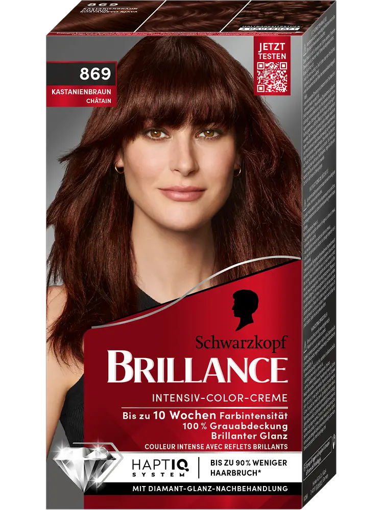 
Brillance Intensiv-Color-Creme 869 Kastanienbraun