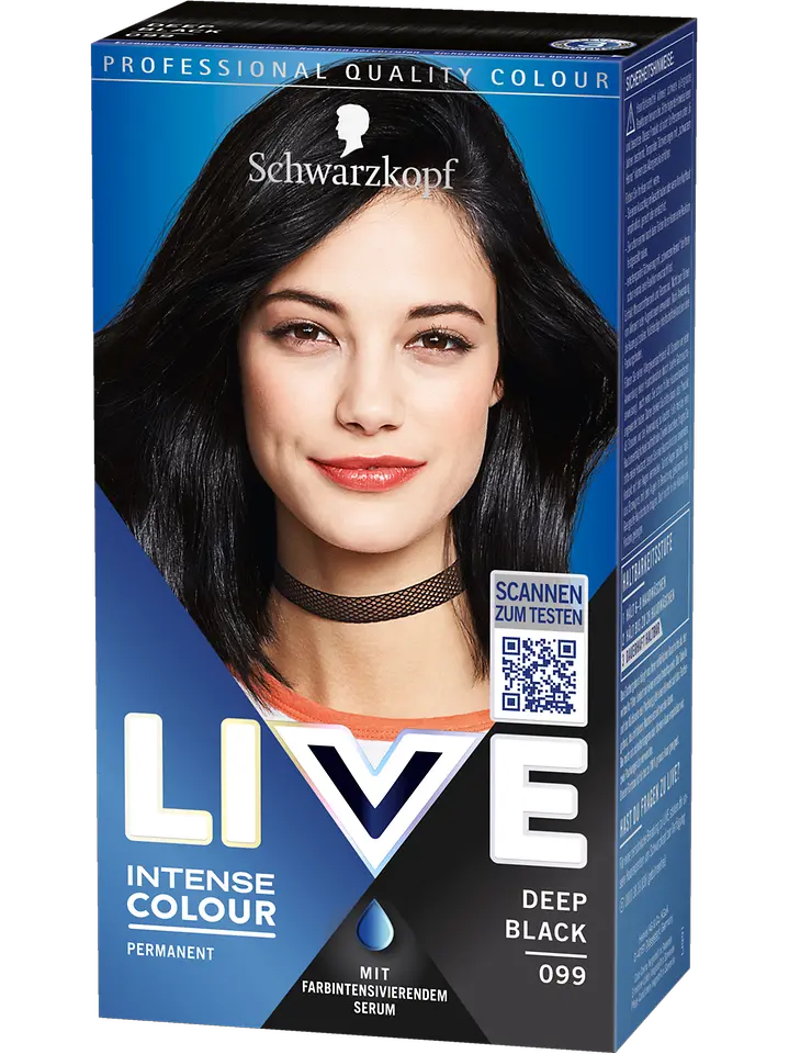 
LIVE Permanent Coloration Deep Black 099