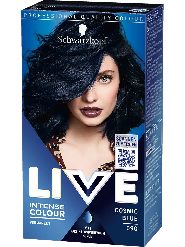 
LIVE Permanent Coloration Cosmic Blue 090