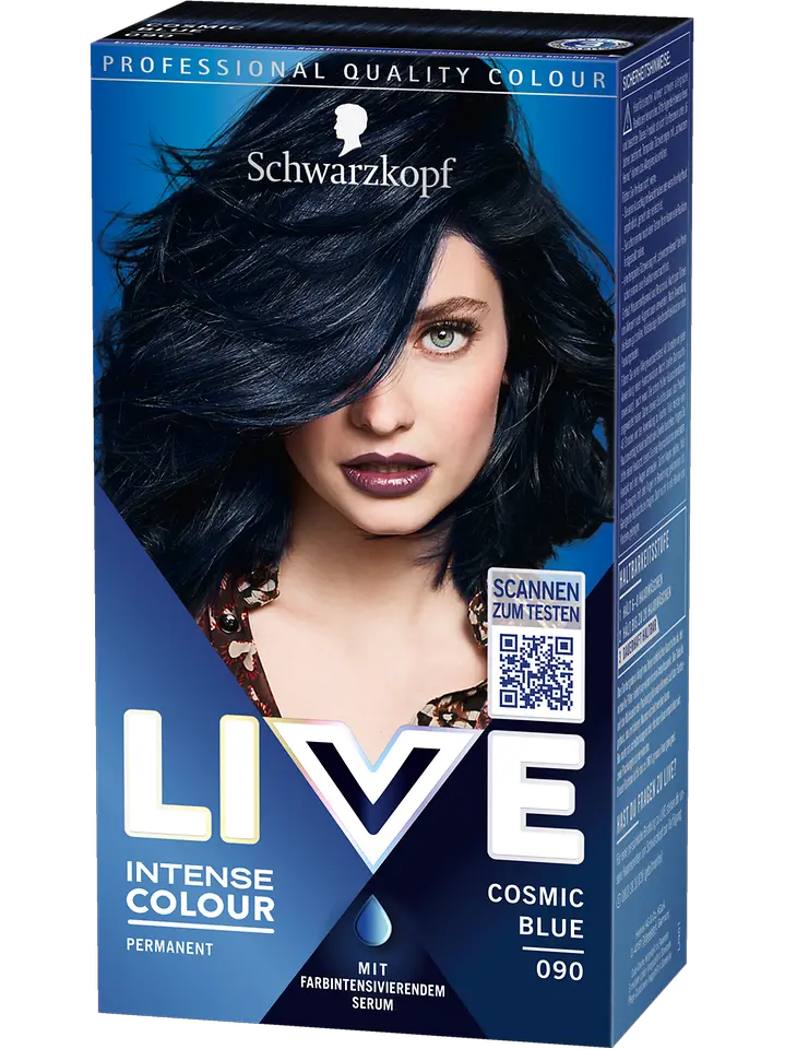 
LIVE Permanent Coloration Cosmic Blue 090