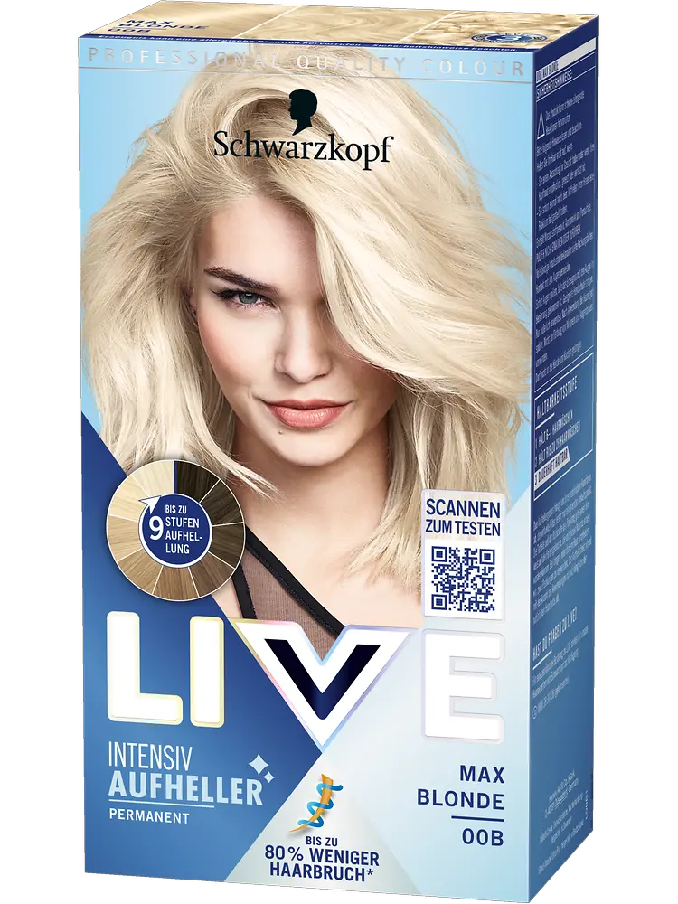 
LIVE Permanent Coloration Max Blonde 00B