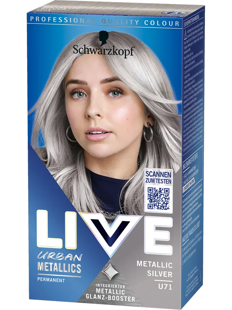 
LIVE Permanent Coloration Metallic Silver U71