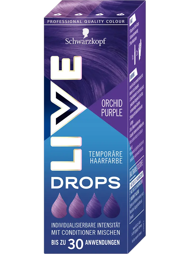 
LIVE Drops Temporäre Haarfarbe Orchid Purple