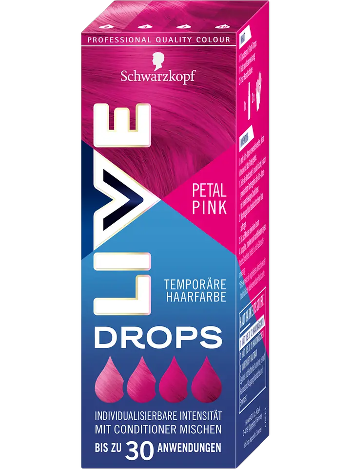 
LIVE Drops Temporäre Haarfarbe Petal Pink