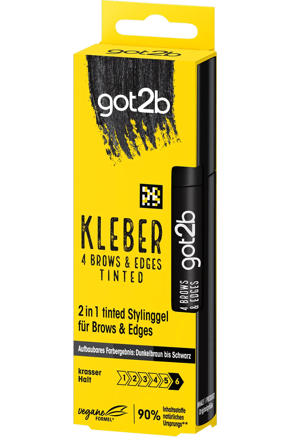 
got2b Kleber 4 Brows & Edges Tinted, Schwarz