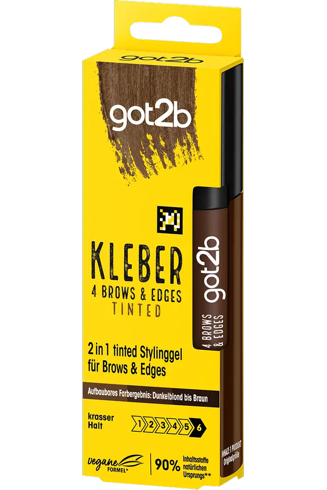 
got2b Kleber 4 Brows & Edges Tinted, Braun