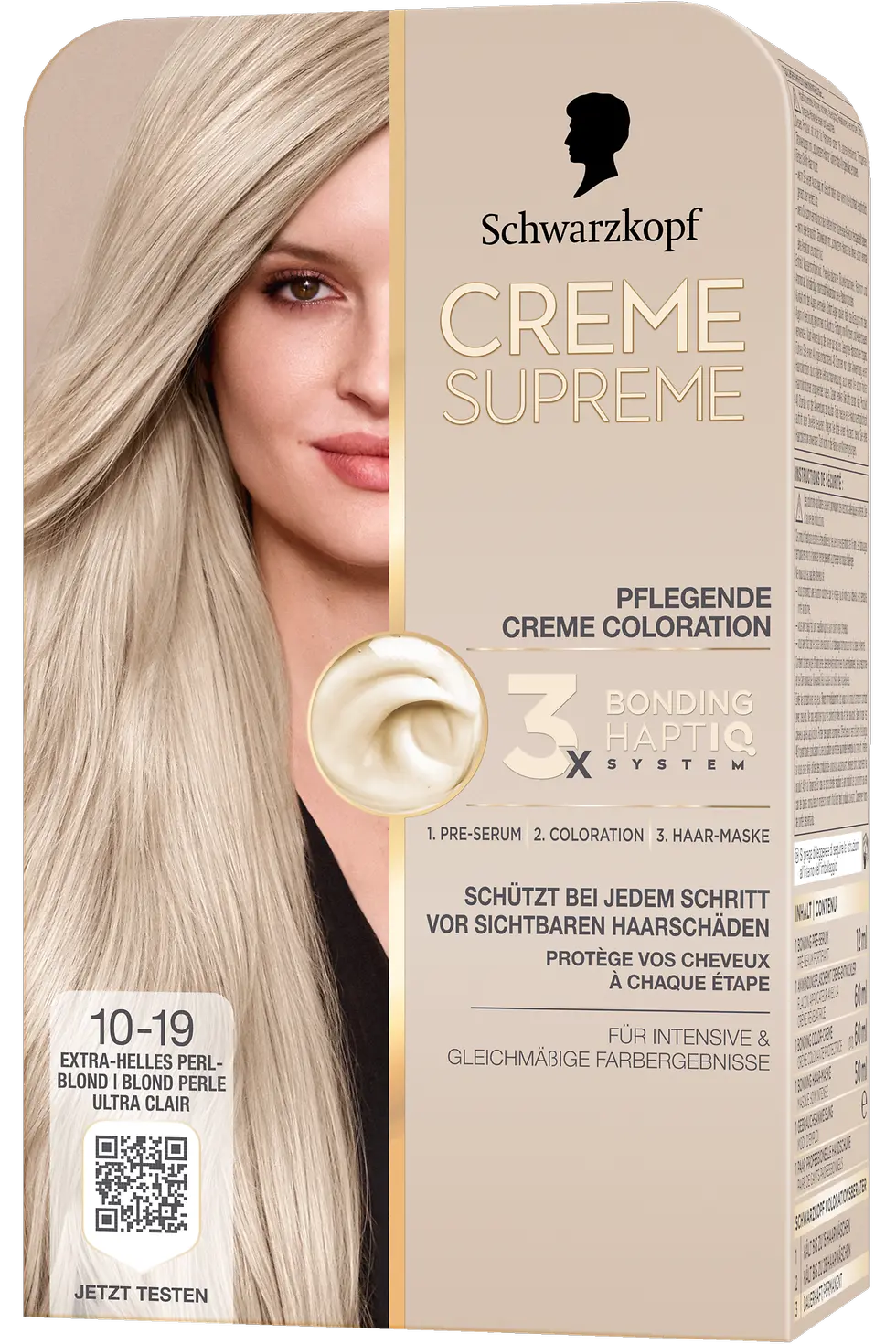 
Creme Supreme Pflegende Creme Coloration 10-19 Extra-Helles Perlblond