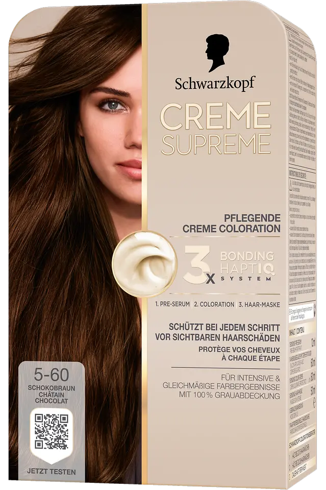 
Creme Supreme Pflegende Creme Coloration 5-60 Schokobraun