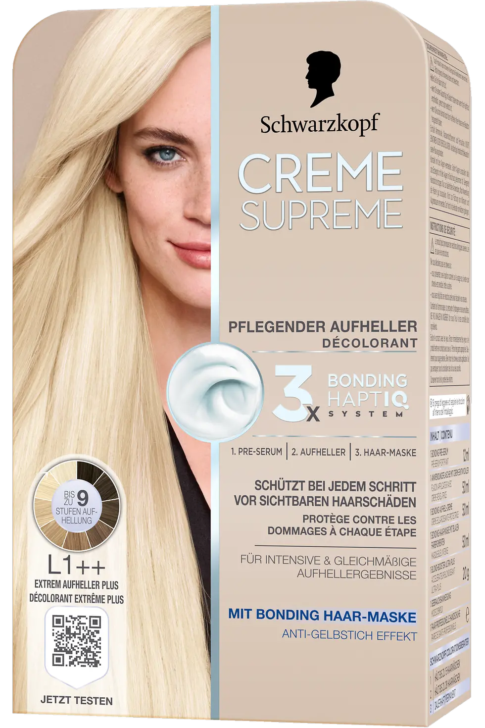 
Creme Supreme Pflegende Creme Coloration L1++ Extrem Aufheller Plus