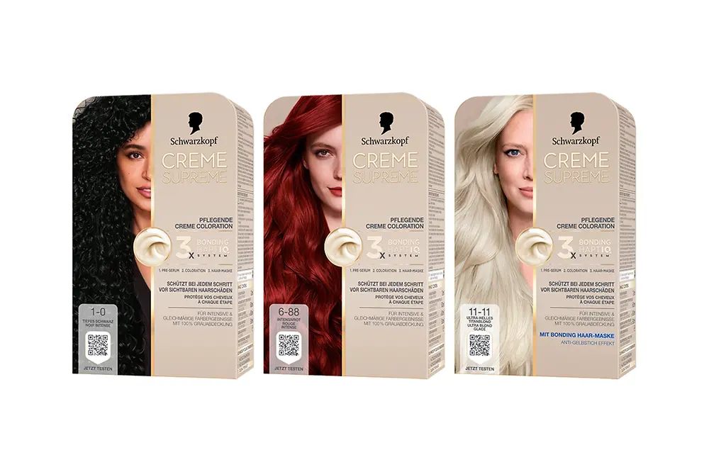 Das neue Schwarzkopf Creme Supreme mit 3 x Bonding HaptIQ System