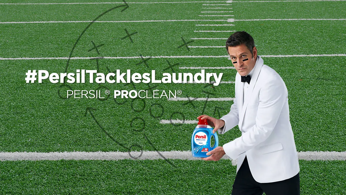 Persil detergent’s superhero, “The Professional”