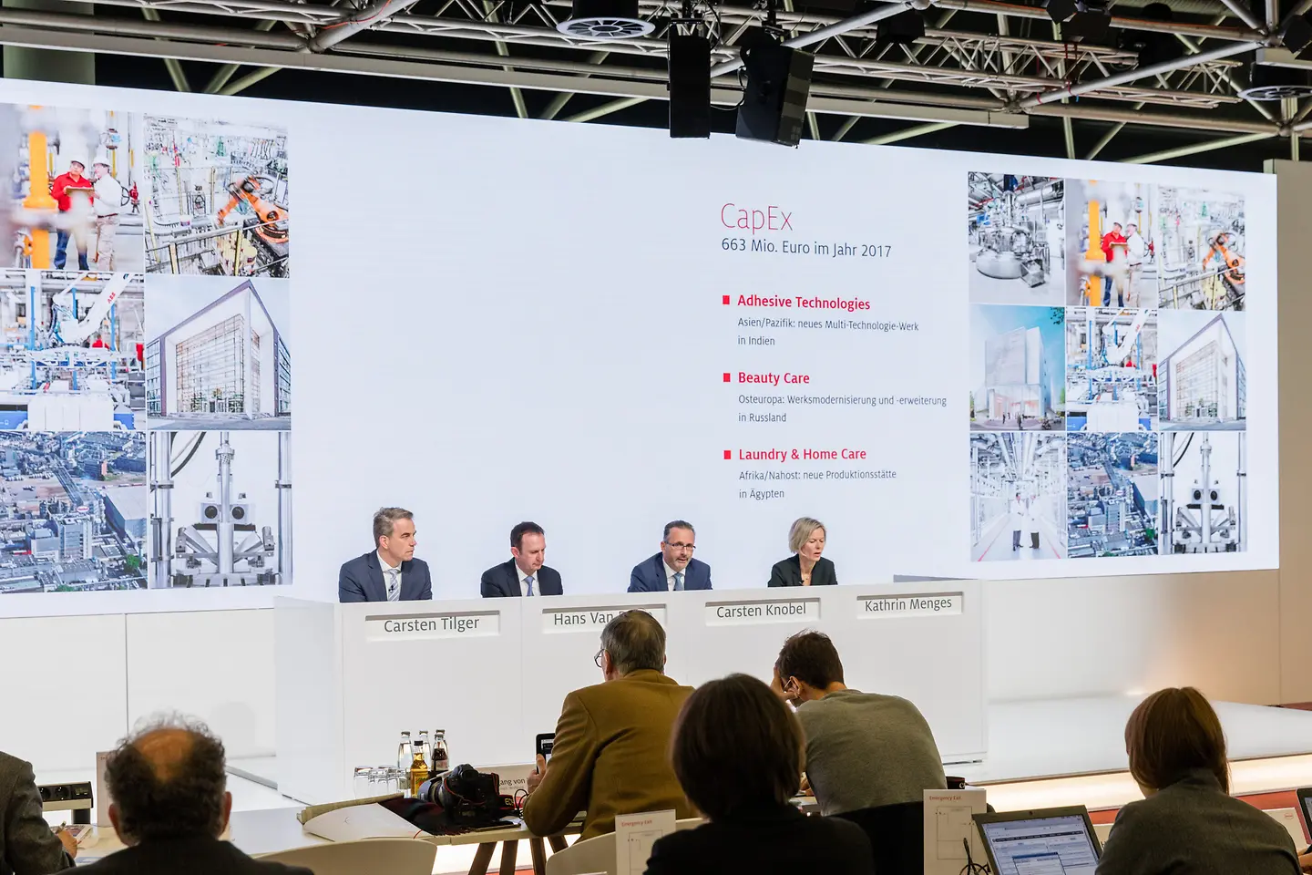 
Annual results press conference at Henkel headquarters in Düsseldorf