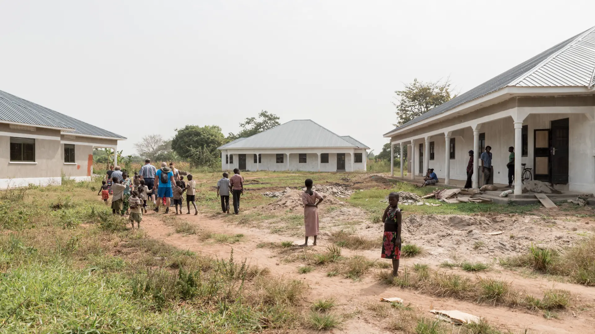 Die drei Doppel-Wohnhäuser des Sonrise Children’s Home