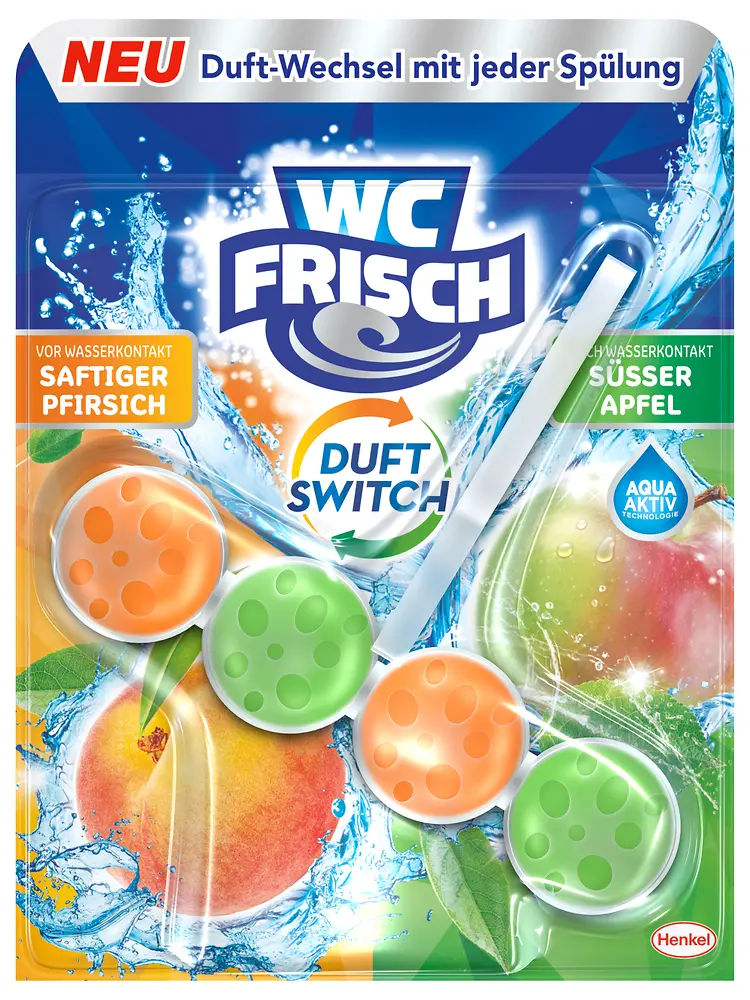 WC Frisch Duft Switch Saftiger Pfirsich und Süsser Apfel