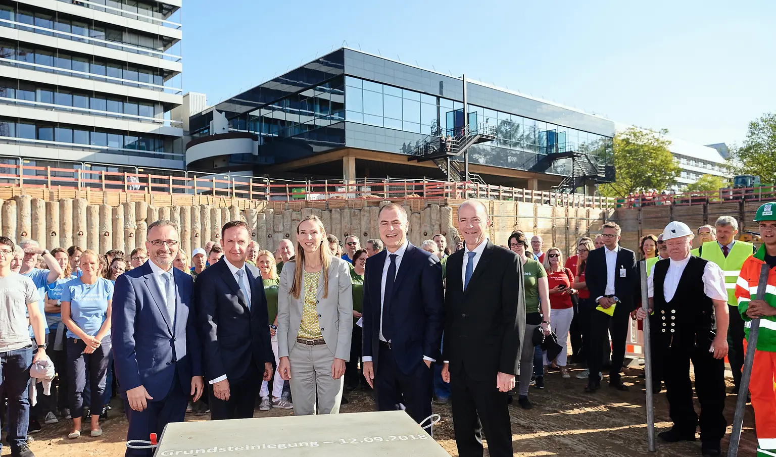 Grundsteinlegung für das neue Innovationszentrum