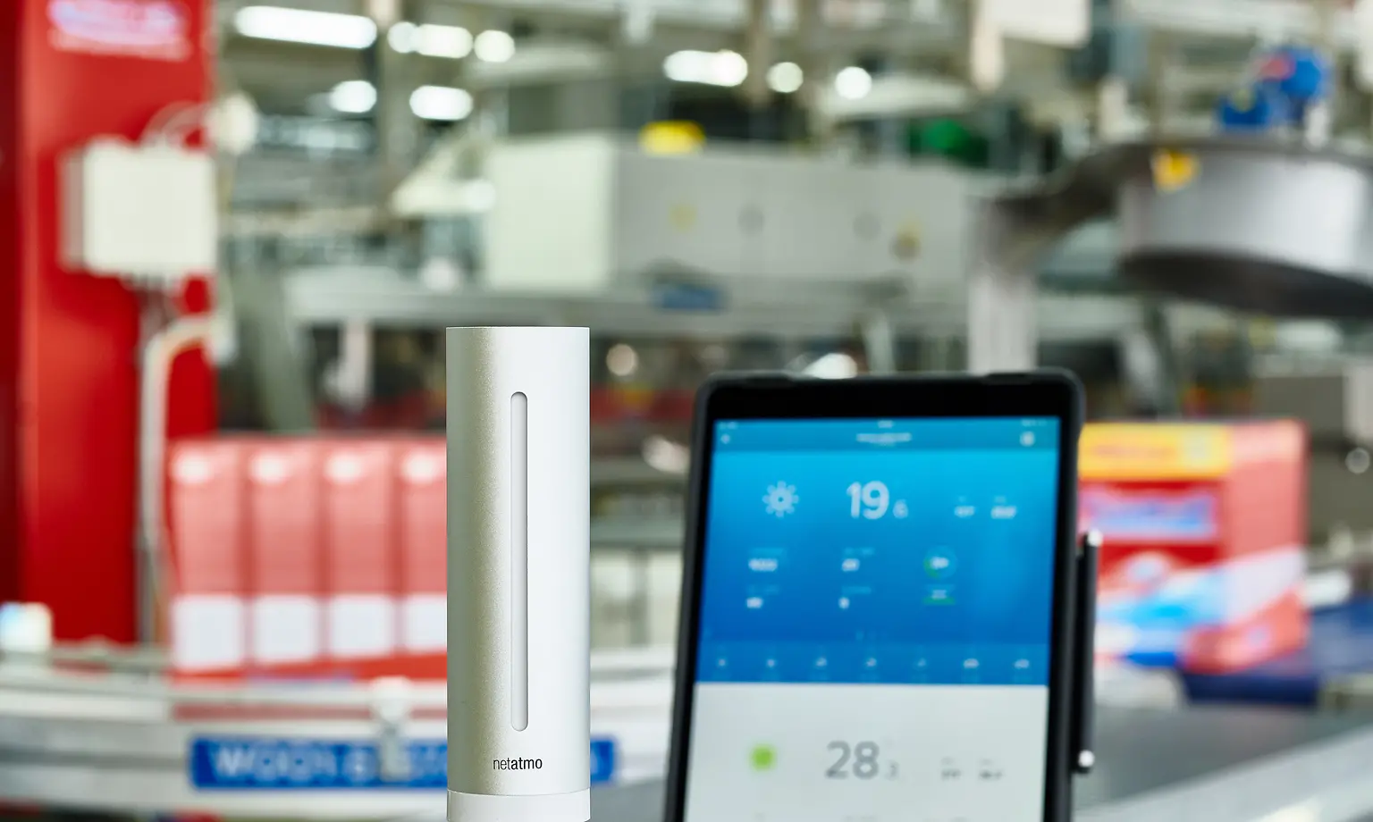 Henkel installiert als erstes Unternehmen die „Smart-Home“-Technologie von Netatmo in seinen Produktionswerken.