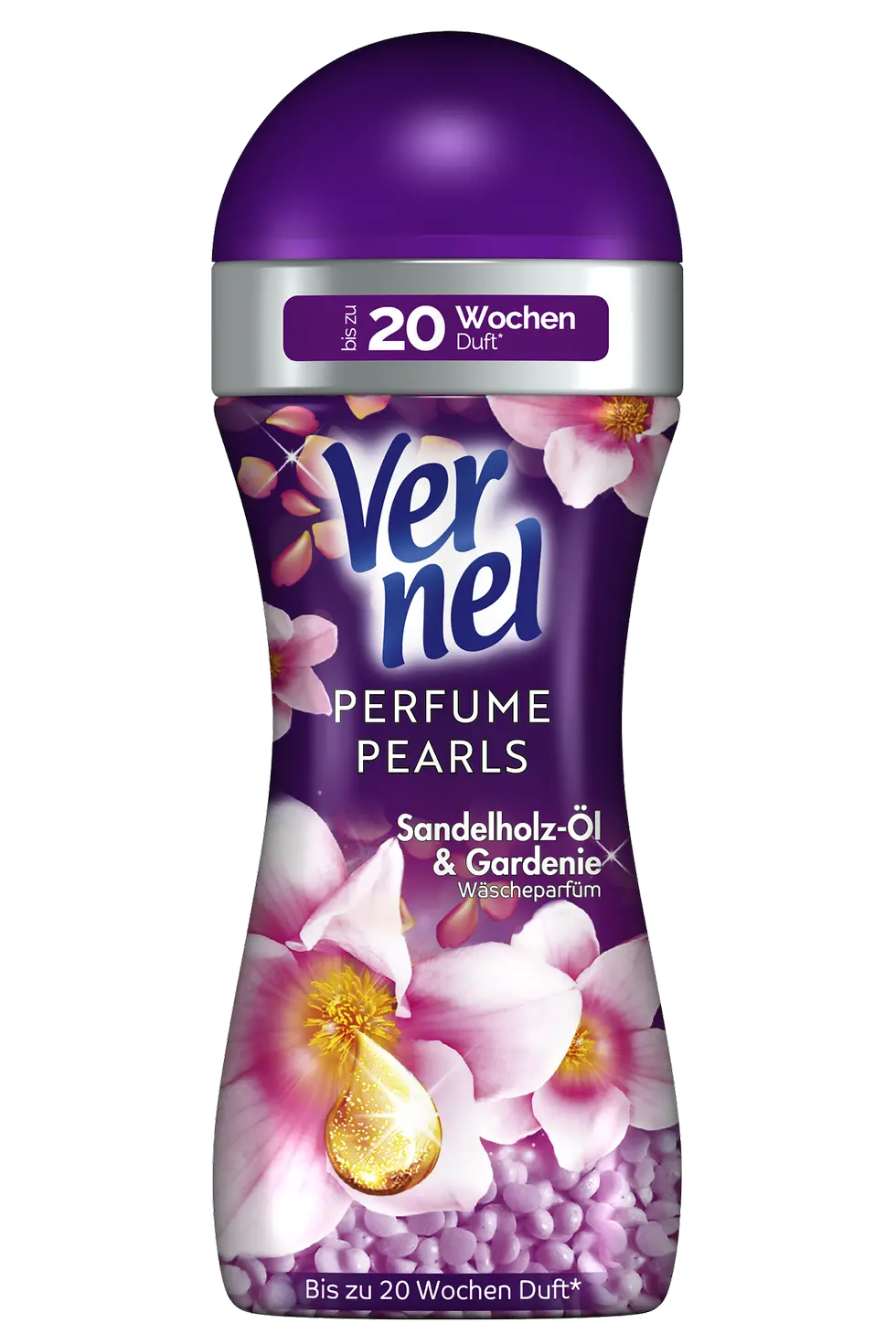 Vernel Perfume Pearls in der Duft-Variante „Aromatherapie Sandelholz-Öl & Gardenie”